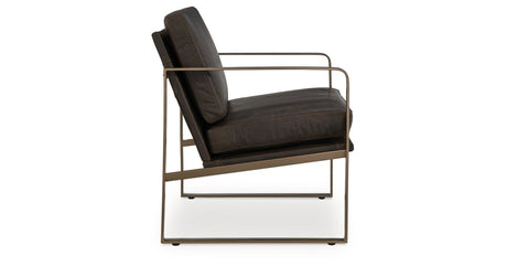 Bradett Dark Brown/Gold Finish Accent Chair from Ashley - Luna Furniture