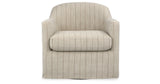 Valwick Cream/Brown Swivel Accent Chair from Ashley - Luna Furniture