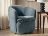 Leemont Mist Swivel Accent Chair from Ashley - Luna Furniture