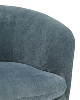 Leemont Mist Swivel Accent Chair from Ashley - Luna Furniture