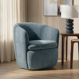 Leemont Mist Swivel Accent Chair from Ashley - Luna Furniture