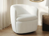 Leemont Snow Swivel Accent Chair from Ashley - Luna Furniture