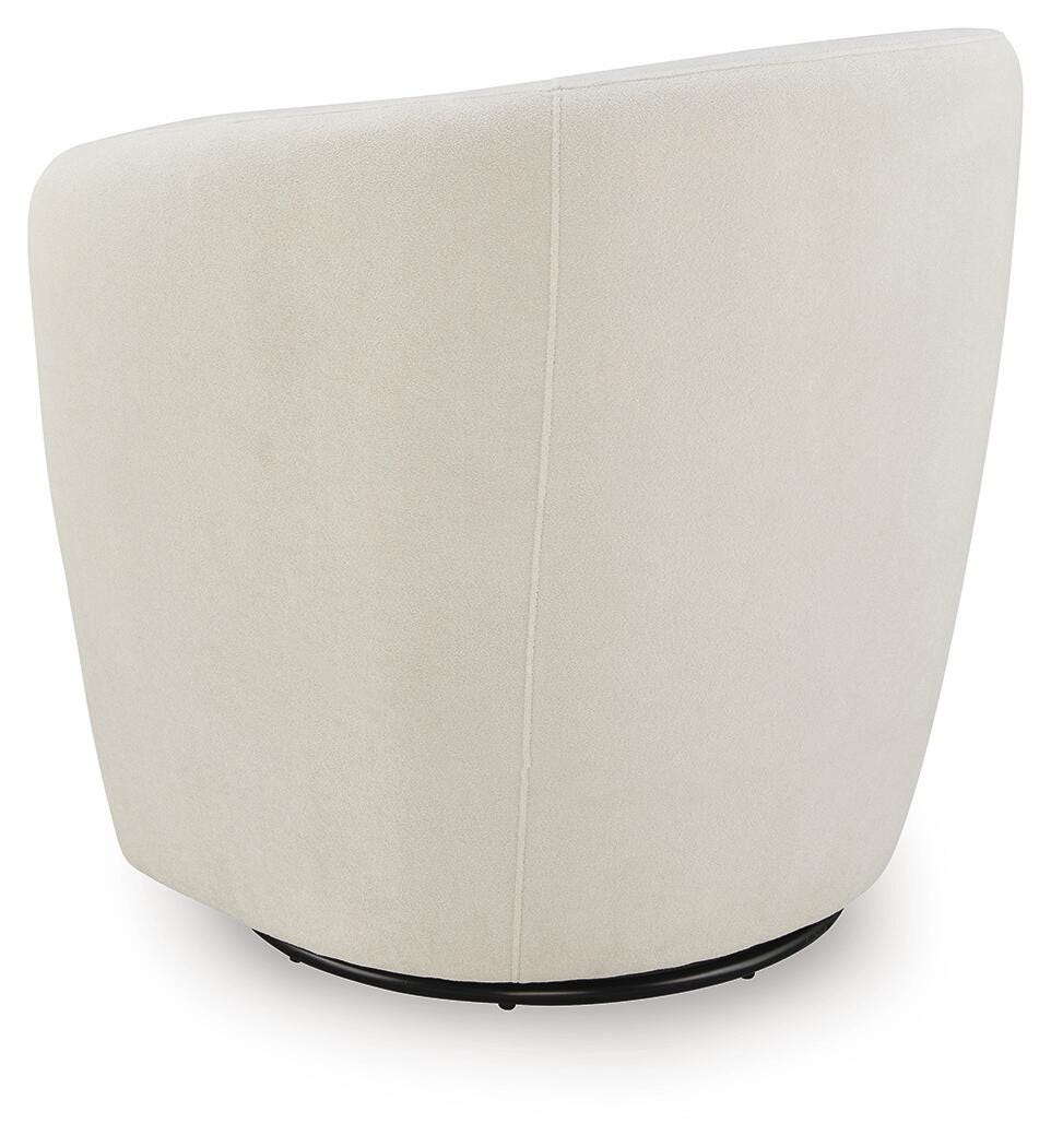 Leemont Snow Swivel Accent Chair from Ashley - Luna Furniture