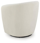 Leemont Snow Swivel Accent Chair from Ashley - Luna Furniture