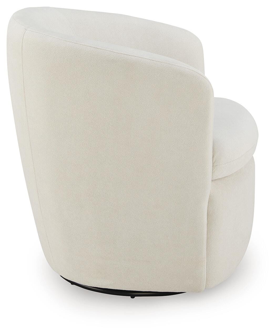 Leemont Snow Swivel Accent Chair from Ashley - Luna Furniture