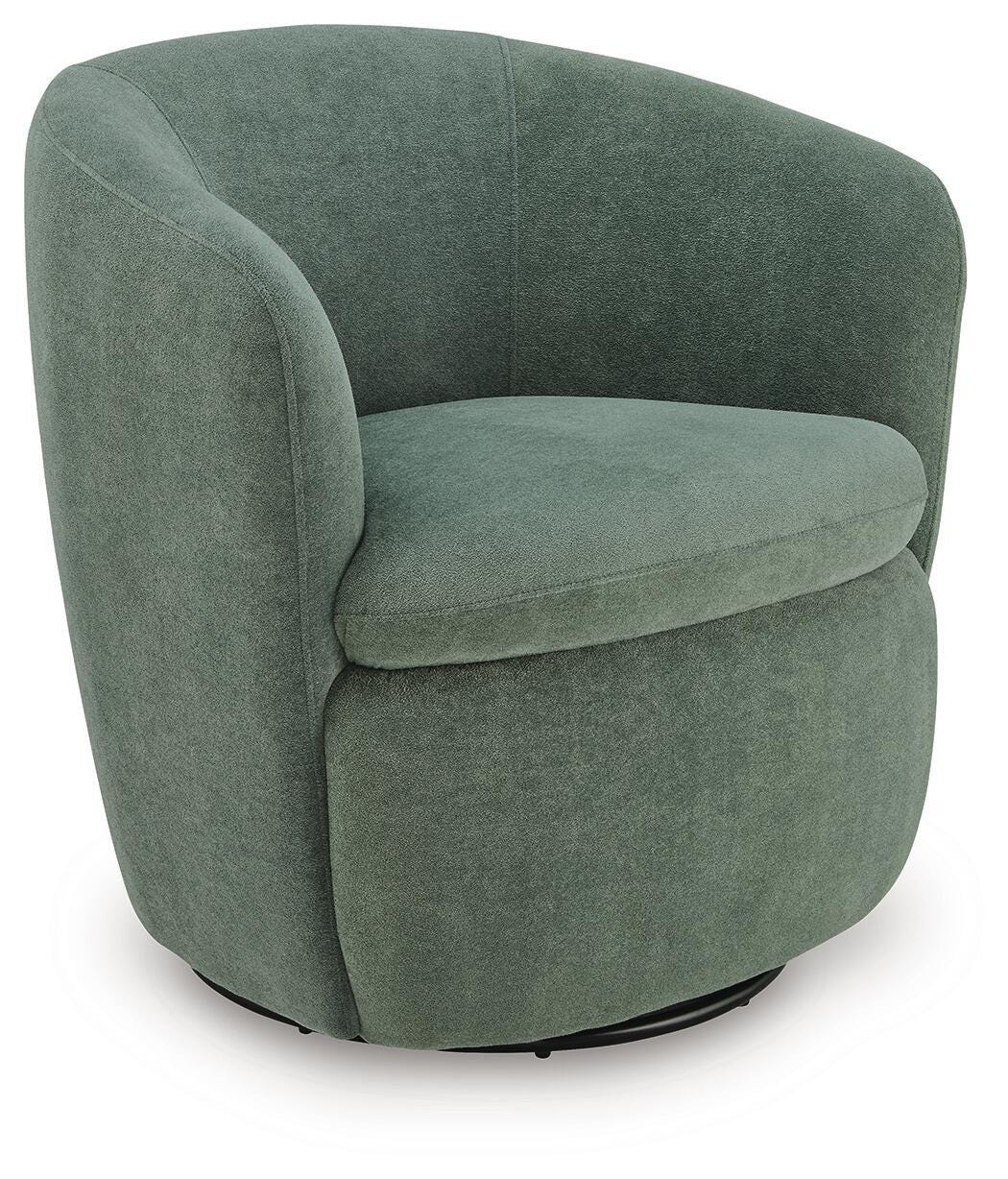 Leemont Juniper Swivel Accent Chair from Ashley - Luna Furniture