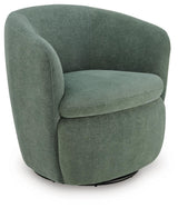 Leemont Juniper Swivel Accent Chair from Ashley - Luna Furniture