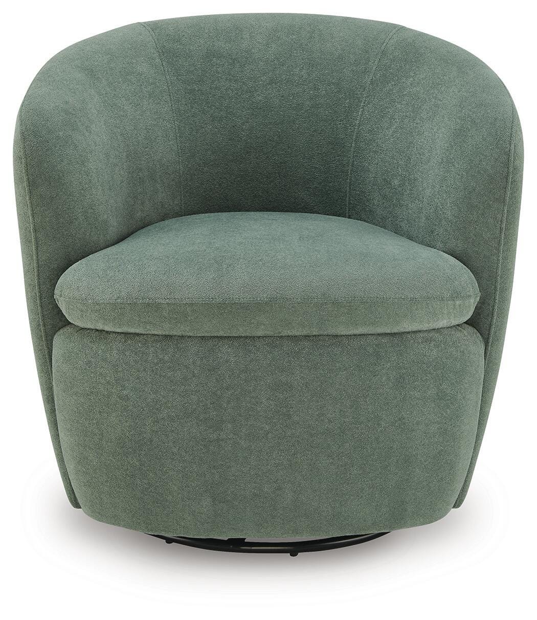 Leemont Juniper Swivel Accent Chair from Ashley - Luna Furniture