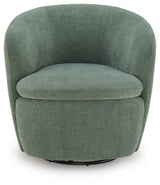 Leemont Juniper Swivel Accent Chair from Ashley - Luna Furniture