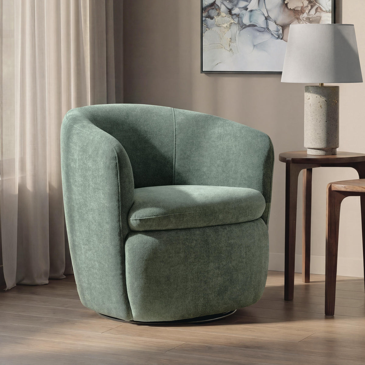 Leemont Juniper Swivel Accent Chair from Ashley - Luna Furniture