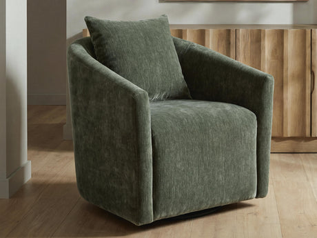Leastow Loden Swivel Accent Chair from Ashley - Luna Furniture