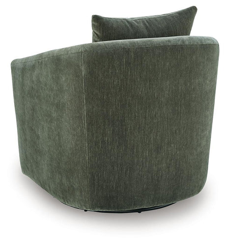 Leastow Loden Swivel Accent Chair from Ashley - Luna Furniture