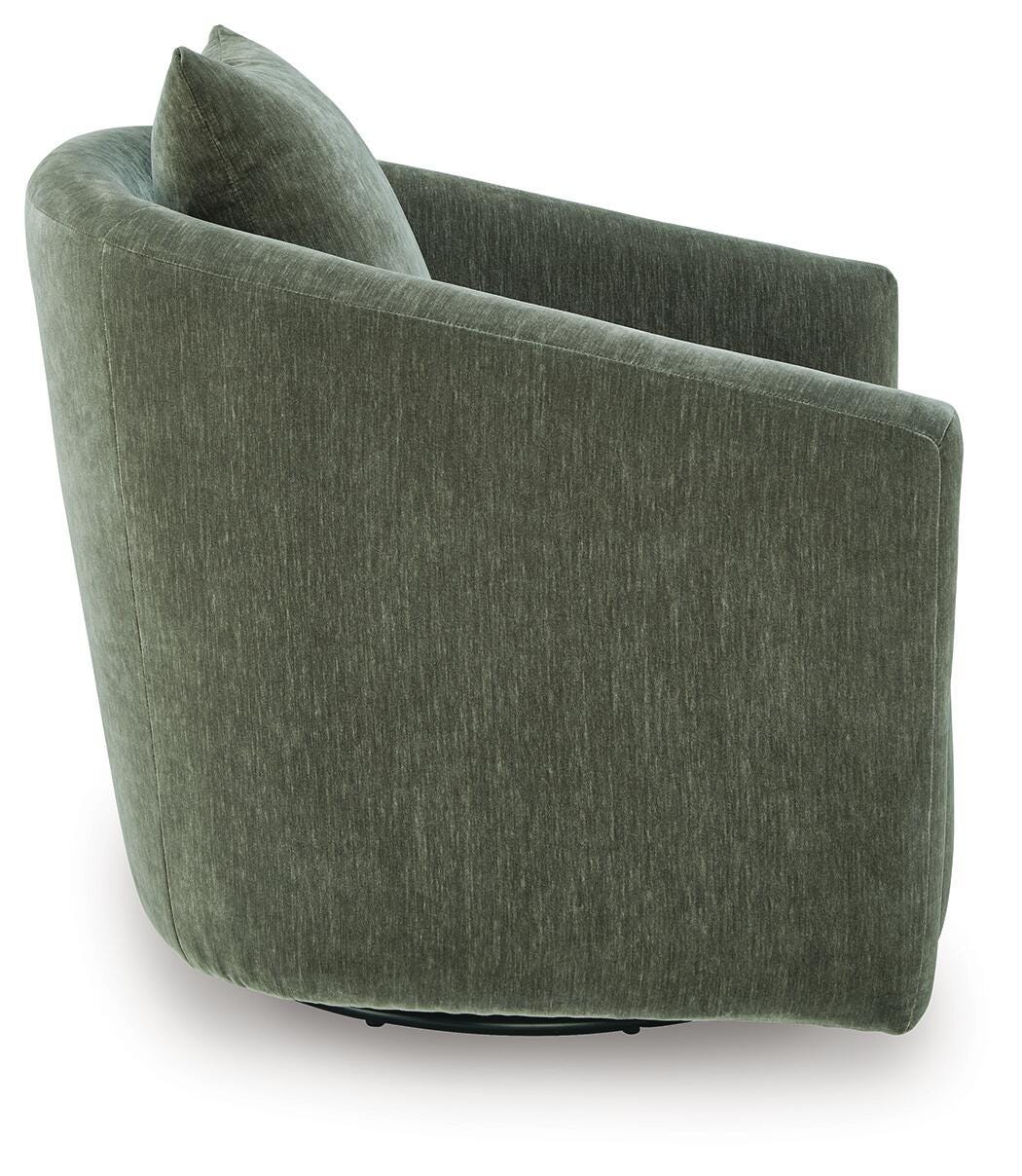 Leastow Loden Swivel Accent Chair from Ashley - Luna Furniture