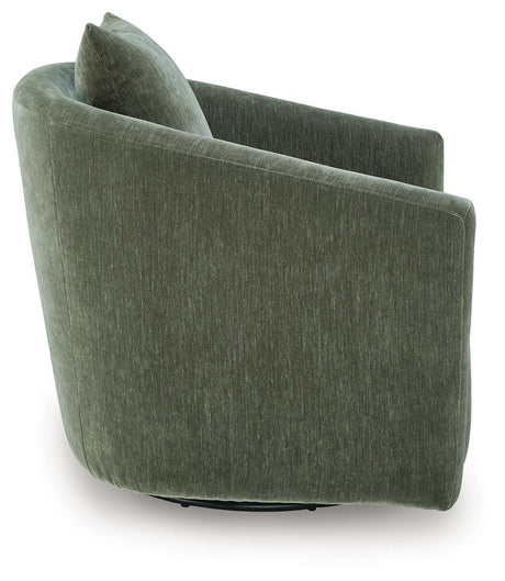 Leastow Loden Swivel Accent Chair from Ashley - Luna Furniture