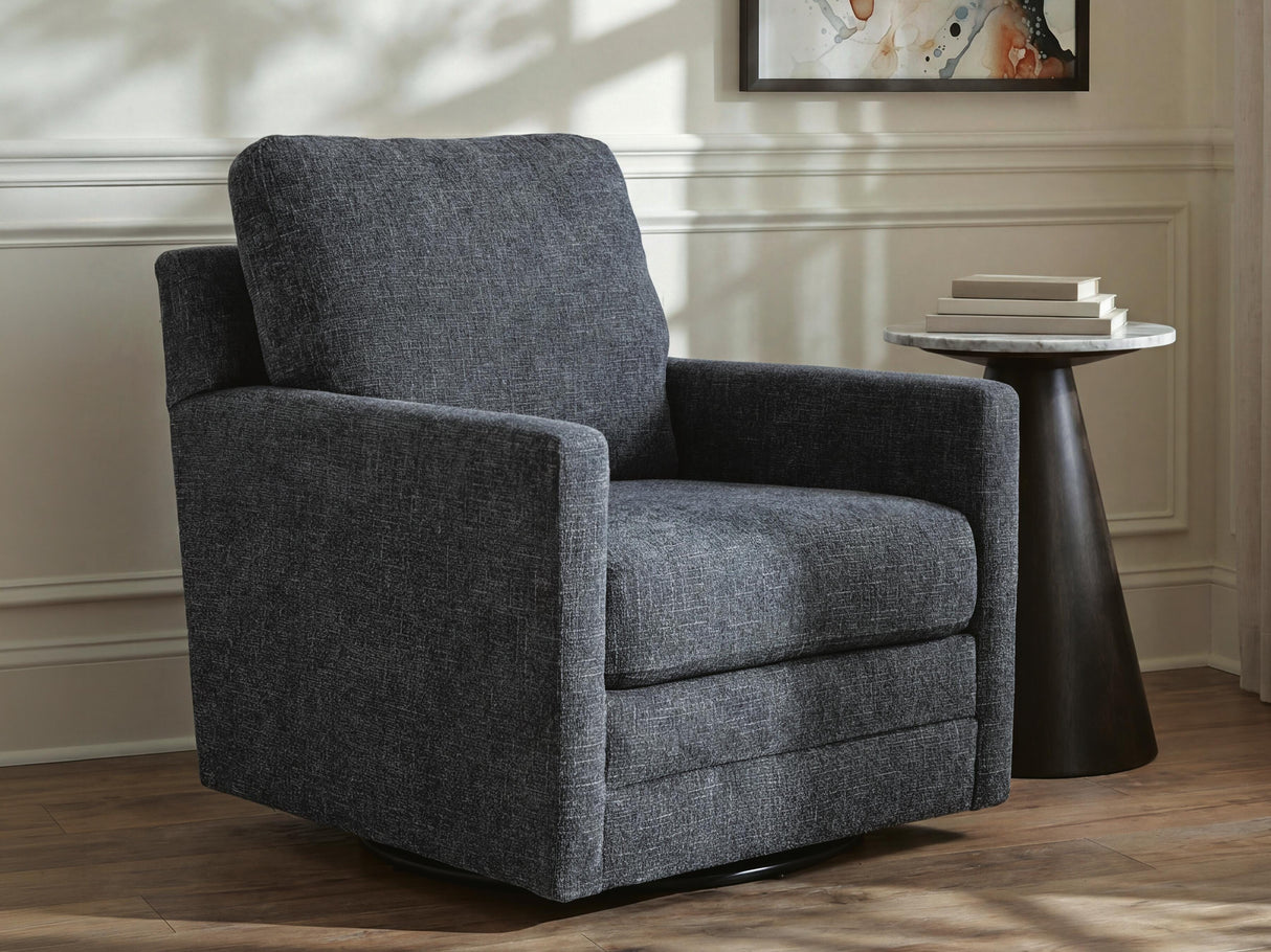 Dishford Storm Swivel Accent Chair from Ashley - Luna Furniture