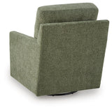 Dishford Evergreen Swivel Accent Chair from Ashley - Luna Furniture