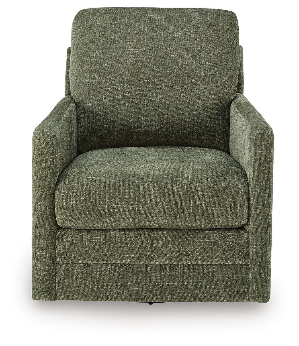 Dishford Evergreen Swivel Accent Chair from Ashley - Luna Furniture