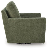 Dishford Evergreen Swivel Accent Chair from Ashley - Luna Furniture