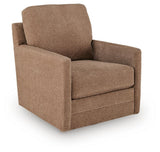 Dishford Cinnamon Swivel Accent Chair from Ashley - Luna Furniture
