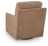 Dishford Cinnamon Swivel Accent Chair from Ashley - Luna Furniture