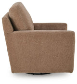 Dishford Cinnamon Swivel Accent Chair from Ashley - Luna Furniture