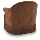 Jeanwell Clay Swivel Accent Chair from Ashley - Luna Furniture