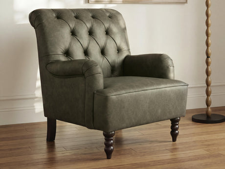 Tartonelle Green Accent Chair from Ashley - Luna Furniture