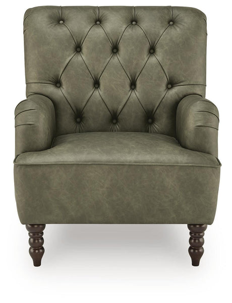 Tartonelle Green Accent Chair from Ashley - Luna Furniture