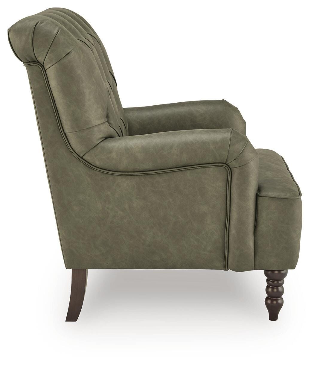 Tartonelle Green Accent Chair from Ashley - Luna Furniture