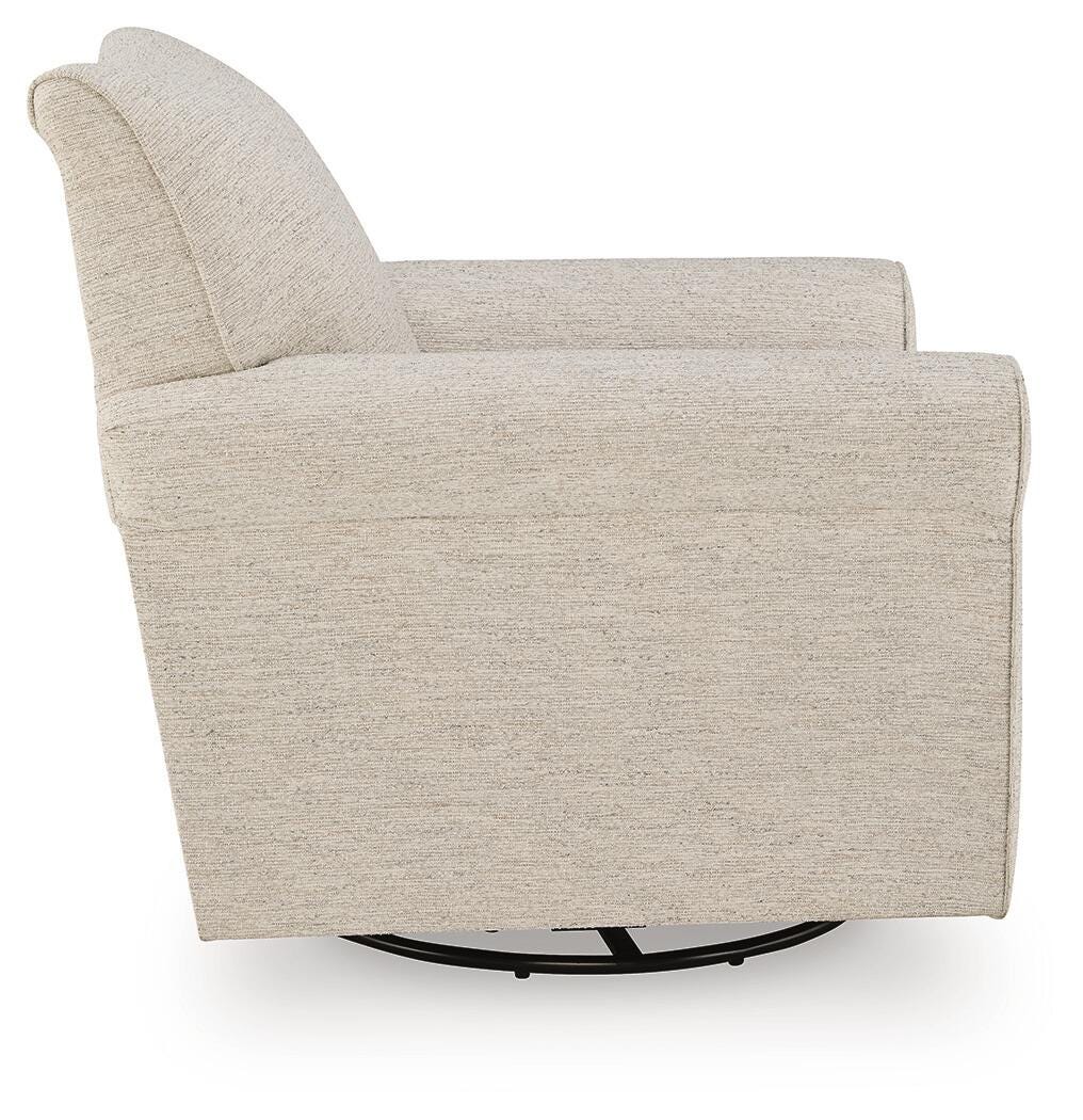 Renley Opal Swivel Glider Accent Chair from Ashley - Luna Furniture
