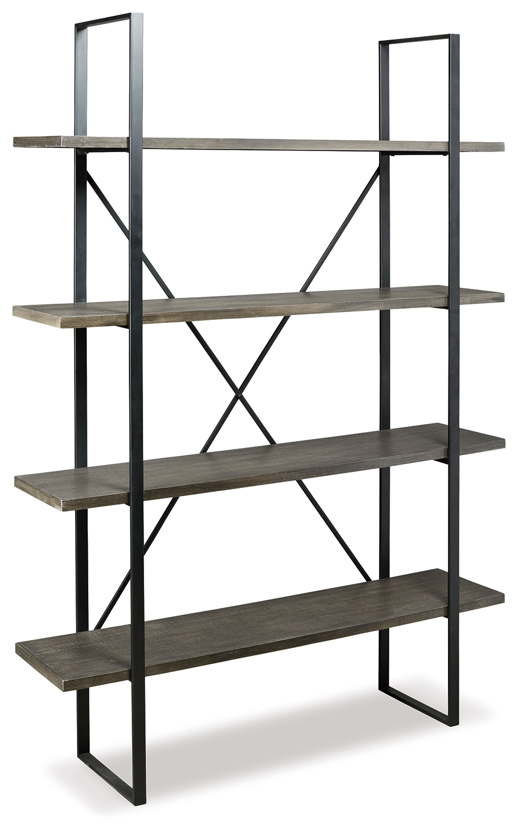 Gilesgrove Black/Gray Bookcase from Ashley Furniture - Luna Furniture