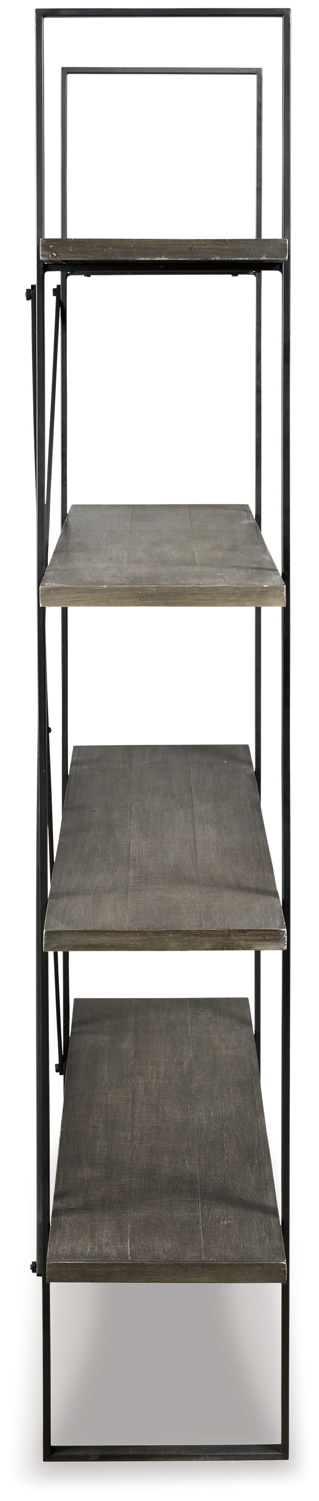 Gilesgrove Black/Gray Bookcase from Ashley Furniture - Luna Furniture