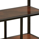 Frankwell Brown/Black Bookcase from Ashley Furniture - Luna Furniture