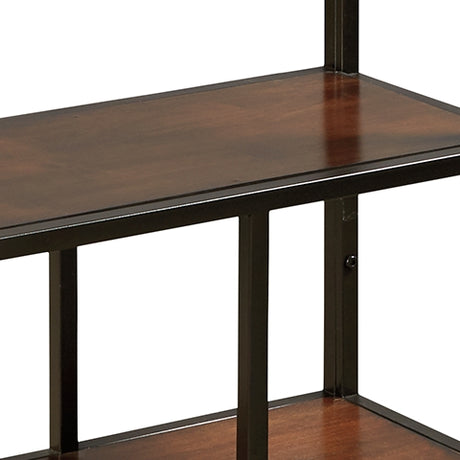 Frankwell Brown/Black Bookcase from Ashley - Luna Furniture