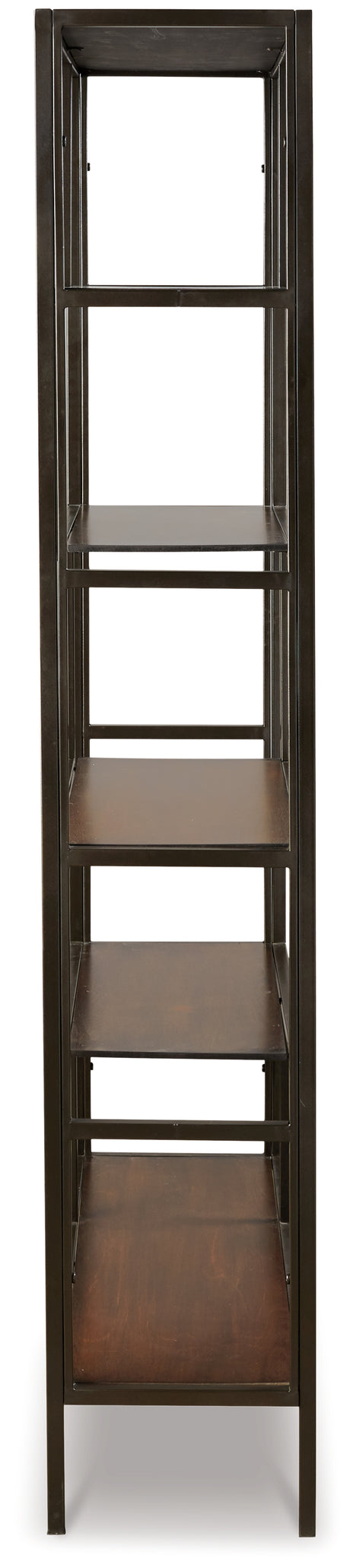 Frankwell Brown/Black Bookcase from Ashley - Luna Furniture