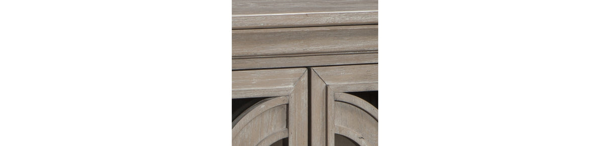 Fossil Ridge Gray Accent Cabinet from Ashley - Luna Furniture