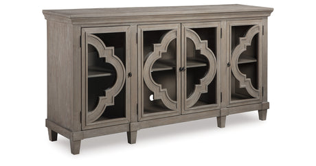 Fossil Ridge Gray Accent Cabinet from Ashley - Luna Furniture