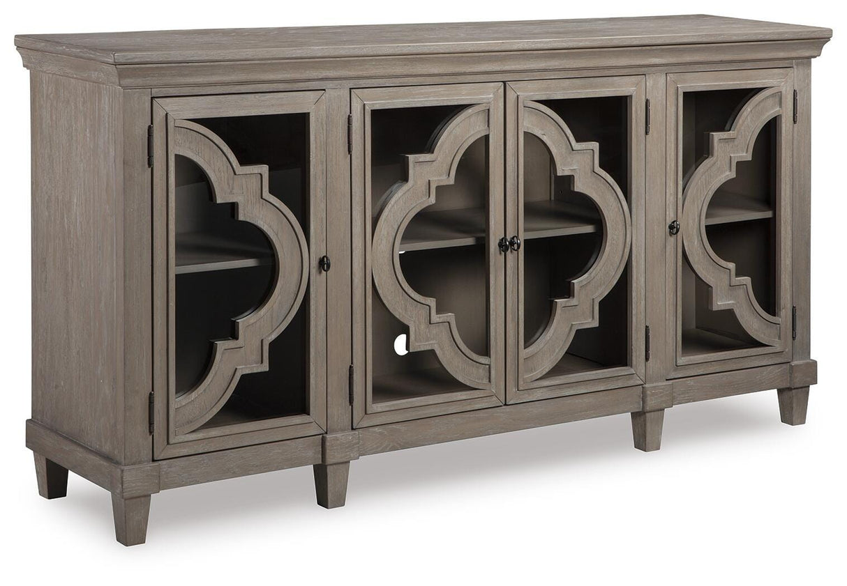 Fossil Ridge Gray Accent Cabinet from Ashley Furniture - Luna Furniture