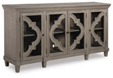 Fossil Ridge Gray Accent Cabinet from Ashley Furniture - Luna Furniture