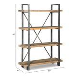 Forestmin Brown/Black Bookcase from Ashley - Luna Furniture
