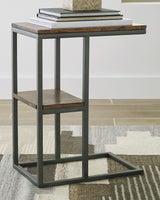 Forestmin Natural/Black Accent Table from Ashley - Luna Furniture