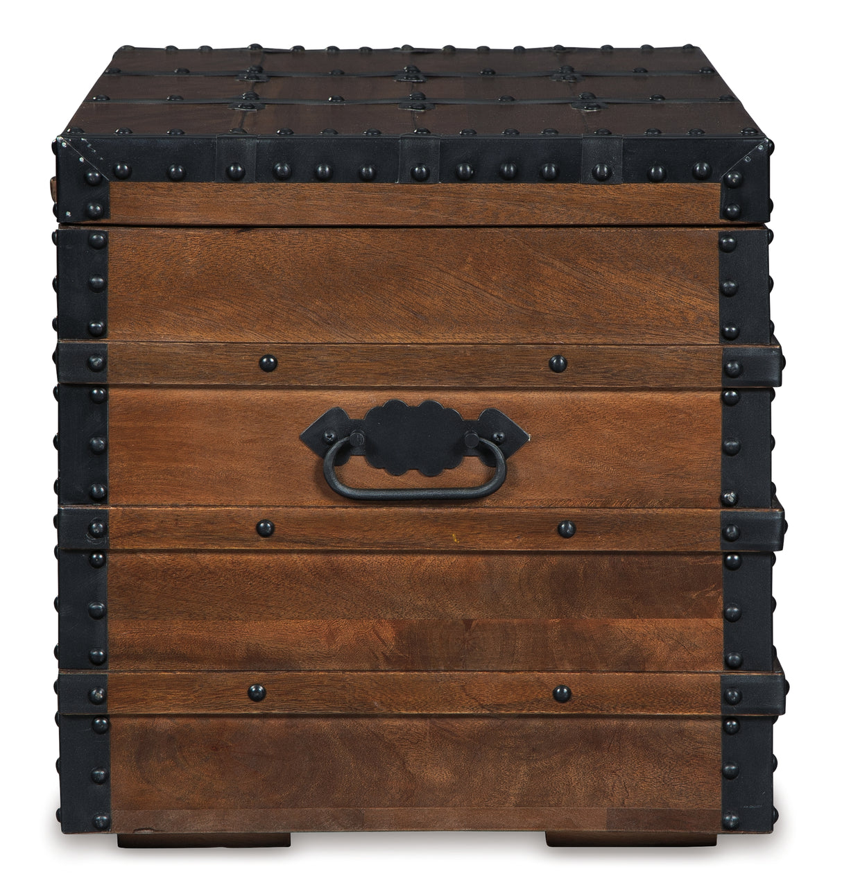 Kettleby Brown Storage Trunk from Ashley Furniture - Luna Furniture