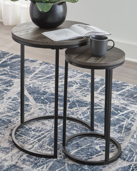 Briarsboro Black/Gray Accent Table from Ashley - Luna Furniture