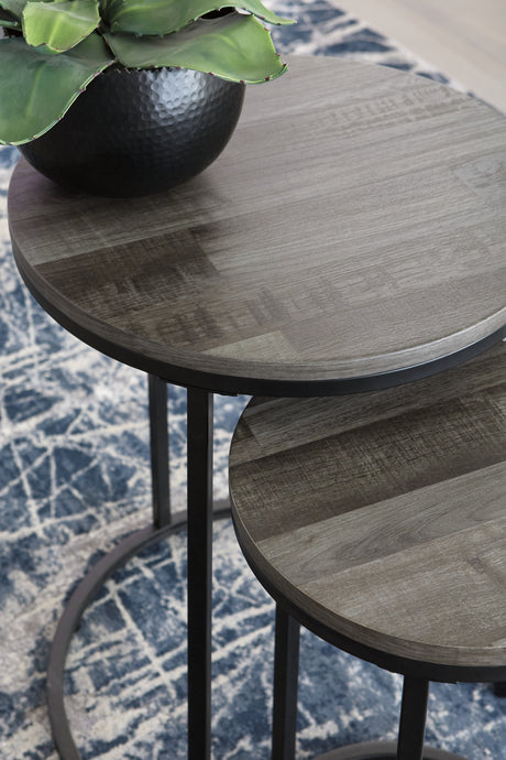 Briarsboro Black/Gray Accent Table from Ashley - Luna Furniture