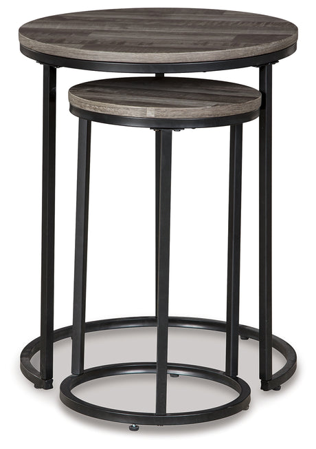 Briarsboro Black/Gray Accent Table from Ashley - Luna Furniture