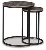Briarsboro Black/Gray Accent Table from Ashley Furniture - Luna Furniture