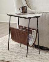 Etanbury Brown/Black/White Accent Table from Ashley - Luna Furniture