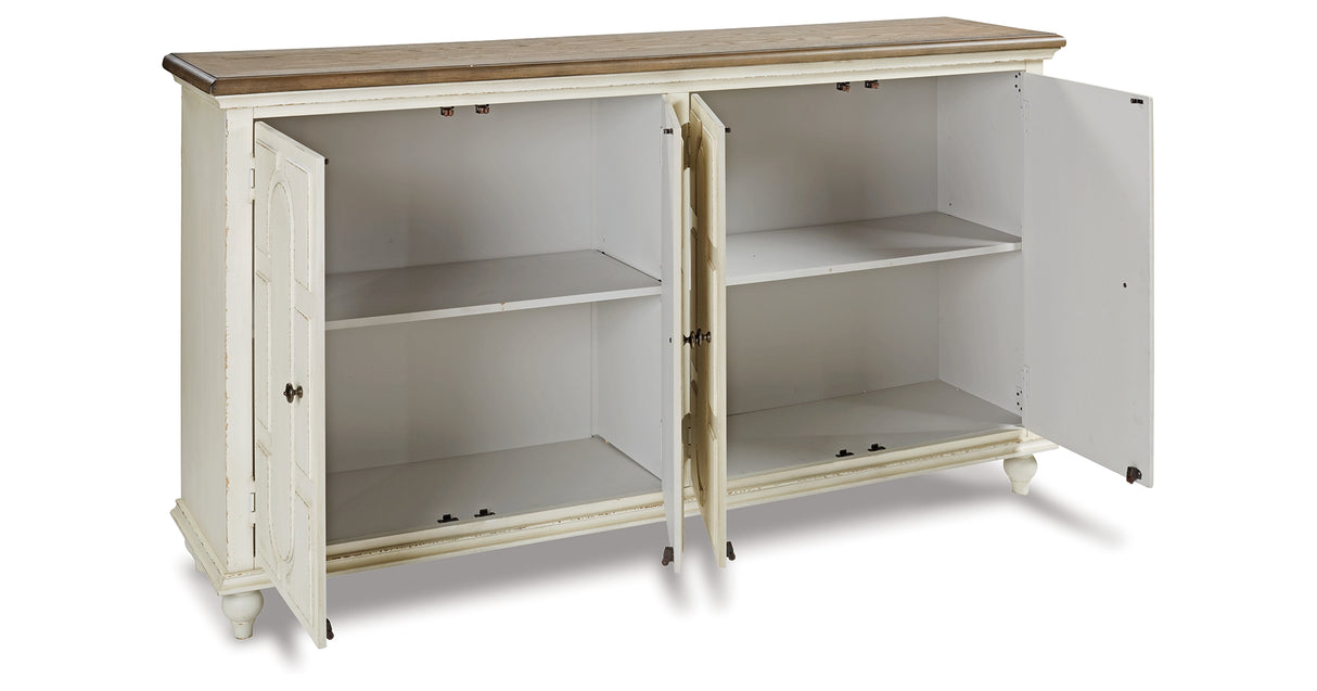 Roranville Antique White Accent Cabinet from Ashley Furniture - Luna Furniture