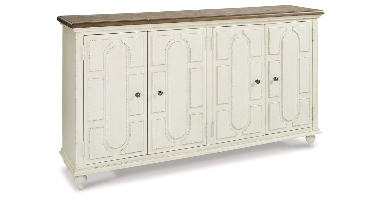 Roranville Antique White Accent Cabinet from Ashley Furniture - Luna Furniture