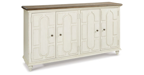 Roranville Antique White Accent Cabinet from Ashley - Luna Furniture